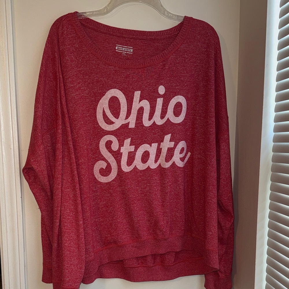 Ohio State Women's Red Sweatshirt